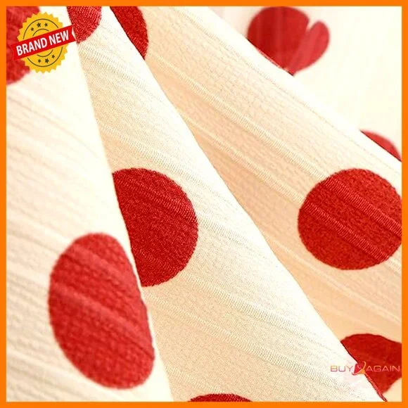 Vintage Polka Dot Halter Dress Retro Rockabilly Swing Party Cocktail - Picture 5 of 5